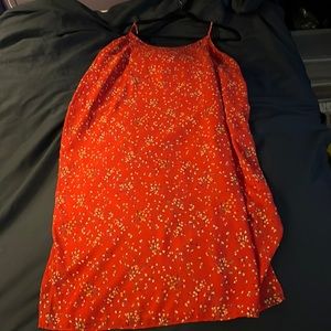 Reitmans Red Floral Slip Dress